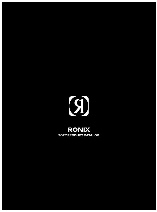Portada del catálogo Ronix 2027